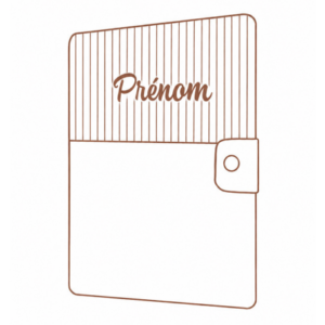 Protège carnet de santé personnalisable - Bicouleur Velours côtelé + Coton imprimé