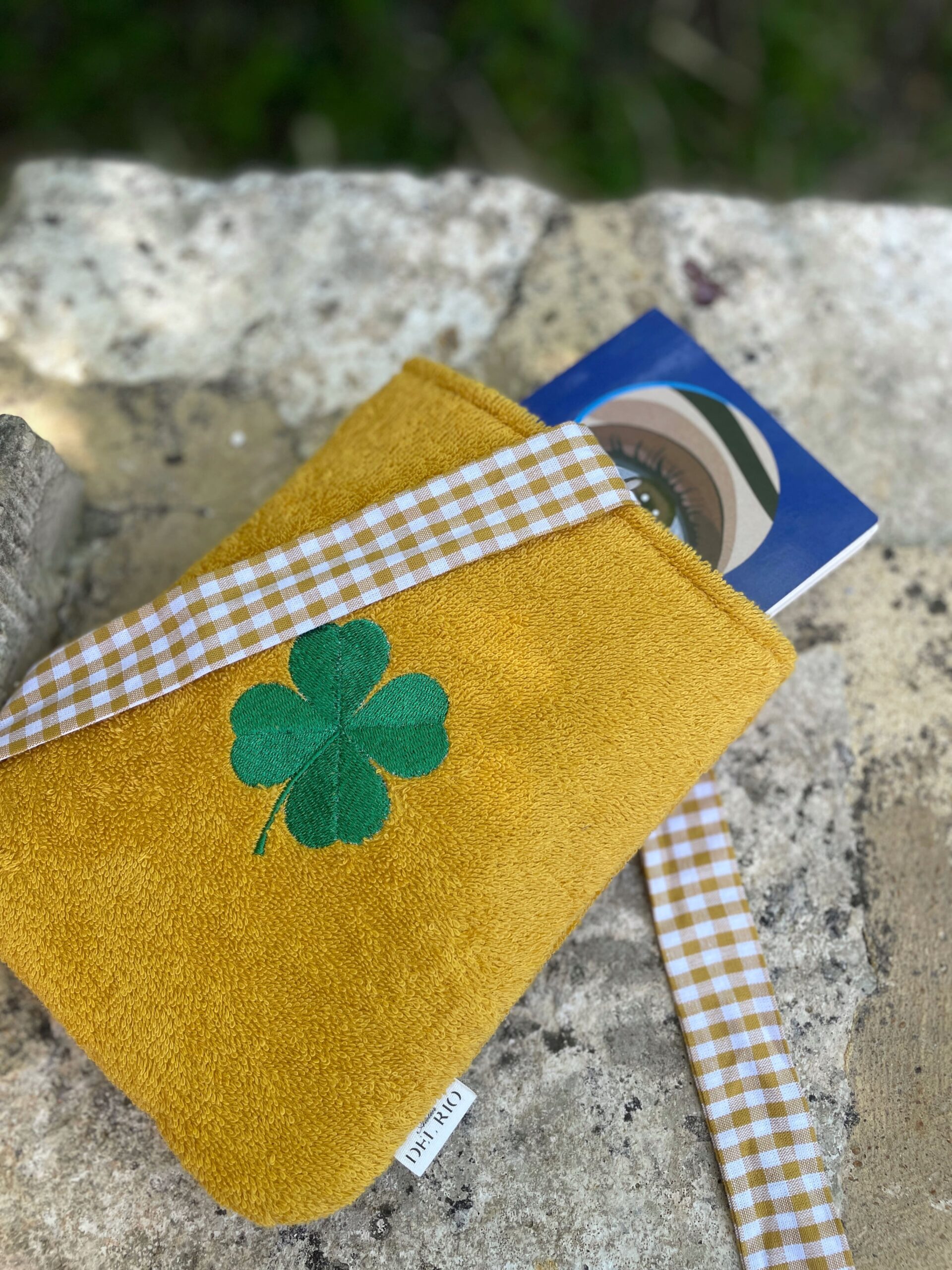 Pochette pour livre - Eponge jaune moutarde – Image 2