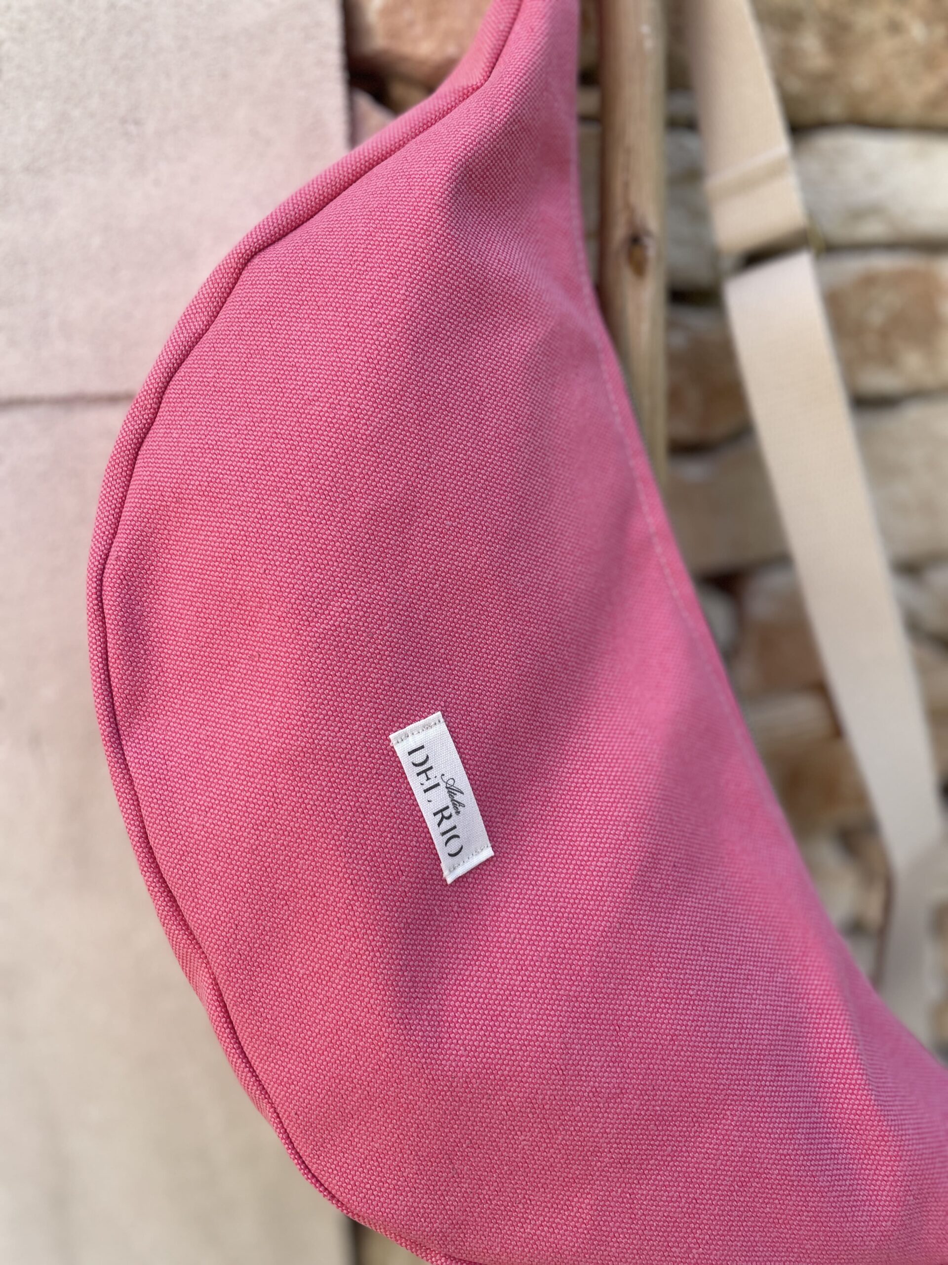 Gros sac banane uni - Rose – Image 3