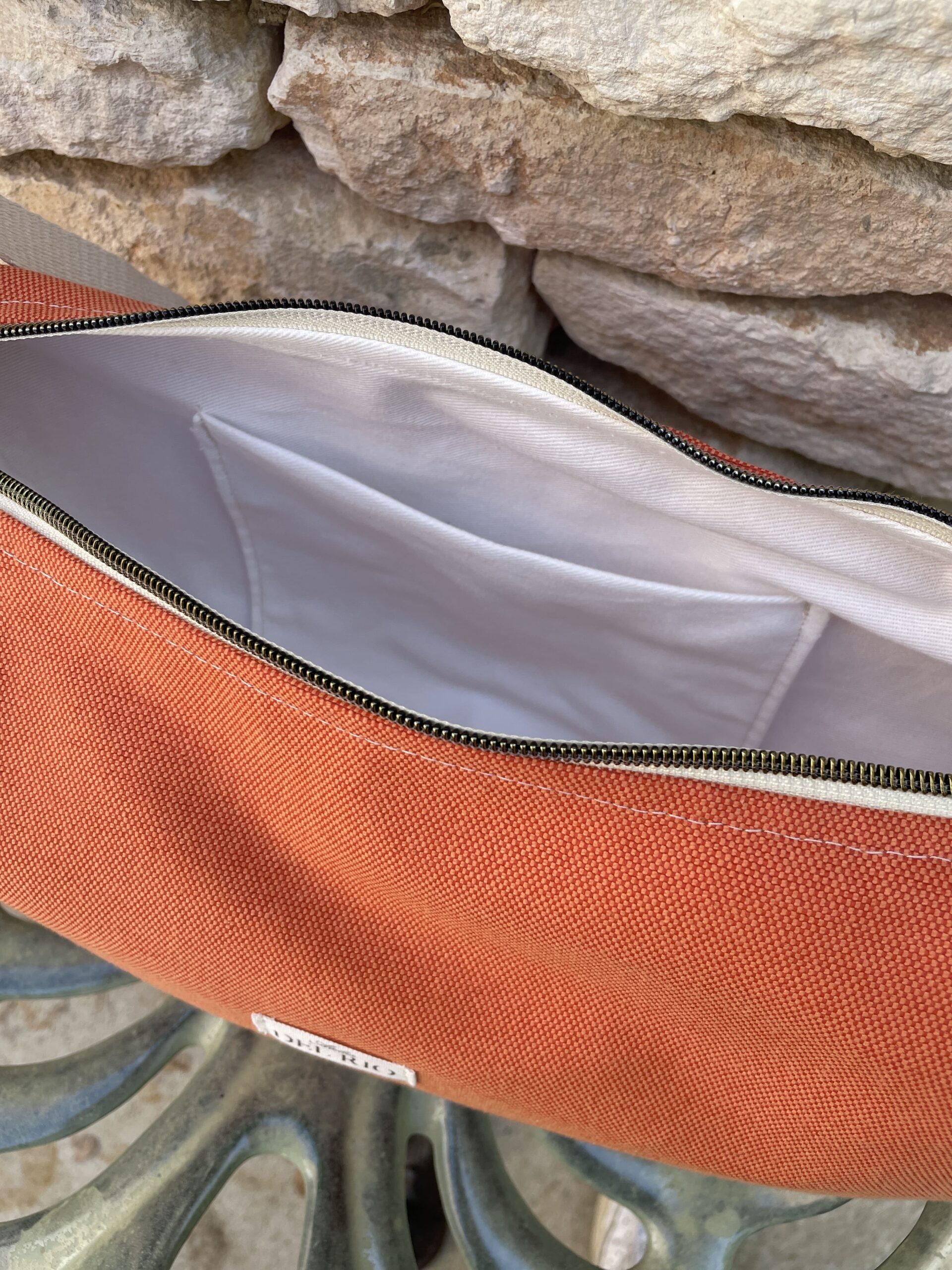 Gros sac banane uni - Orange – Image 4