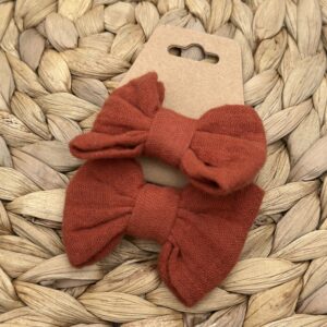Chouchou enfant (lot de 2) - Rouille