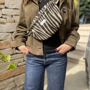 Sac banane imprimé - Zébré