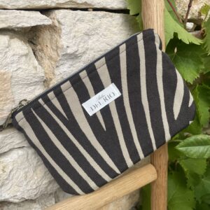 Pochette plate (S) - Zèbre