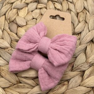 Chouchou enfant (lot de 2) - Vieux rose
