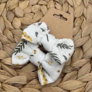 Chouchou enfant (lot de 2) - Imprimé mimosa