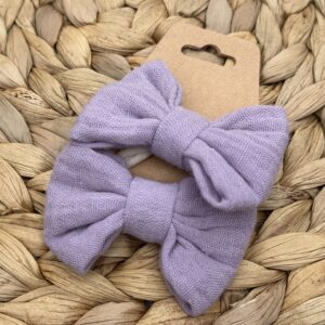 Chouchou enfant (lot de 2) - Lavande